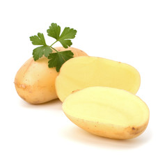 New potato and green parsley