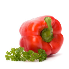 red pepper isolated on white background