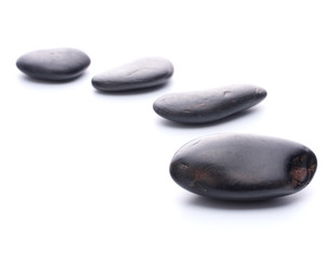 Zen pebbles. Stone spa and healthcare concept.