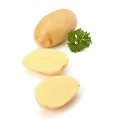 New potato and green parsley