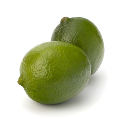 lime isolated on white background