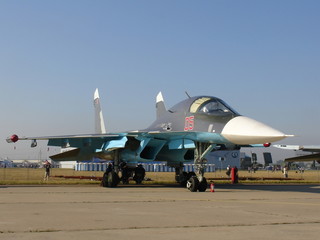 Jet fighter Su-34