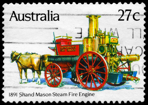 AUSTRALIA - CIRCA 1983 Shand Mason Steam