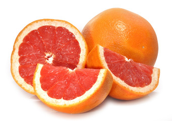 Trozos de pomelo.