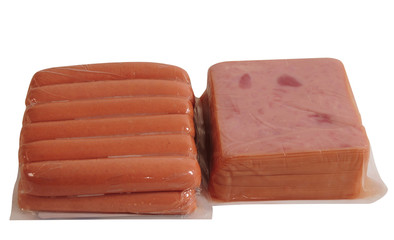 Cold meat packaging.