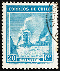 Postage stamp Chile 1938 Nitrate Industry