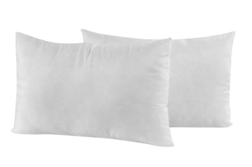 White pillows. Isolated