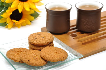 Cookies and chinese tea