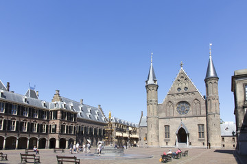 Obraz premium Binnenhof, Ridderzaal and Dutch Parliament