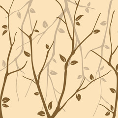 Abstract Autumn leaves