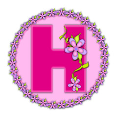 Alphabet Daisy Chain H