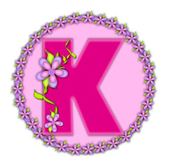 Alphabet Daisy Chain K