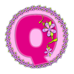 Alphabet Daisy Chain Q