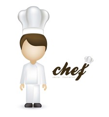 chef with white hat