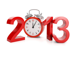 3d illustration: Holidays and events. Advent of the year 2013
