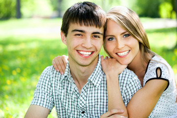 Fototapeta premium Portrait of love couple