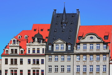 Obraz premium Sanierte Altbauten