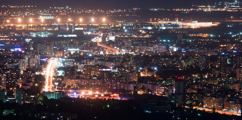 Fototapeta na wymiar City in the night