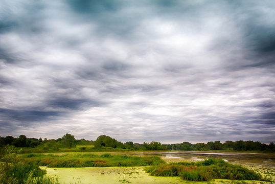 Storm Clouds over the Marsh