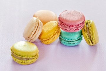 Colorful macaroons