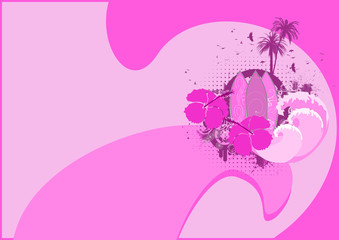 Surf summer background