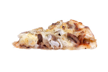 Dönerpizza Pizza Döner Stück freigestellt