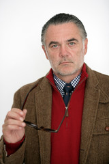 Mann in Winteroutfit