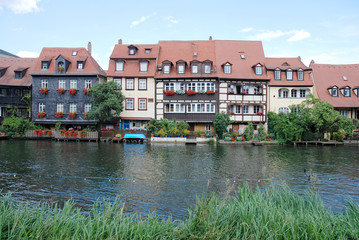 Fototapeta na wymiar Mała Wenecja w Bamberg Niemcy