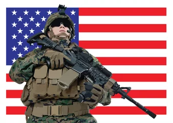 Foto op Plexiglas Soldaten de natie dienen