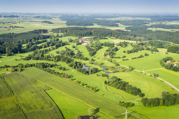 Fototapeta premium flight over Bavaria