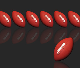 Footballs and room for your type.