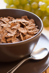 Integral cereal flakes for breakfast