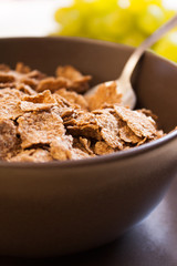 Integral cereal flakes for breakfast