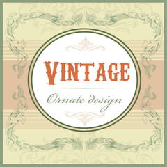 !Vintage ornate design