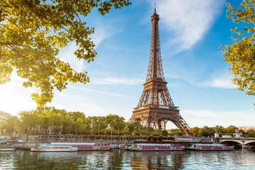 Fotobehang Eiffeltoren Parijs Frankrijk © Beboy