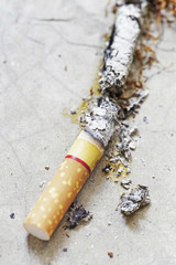 Closeup cigarette