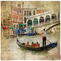 Fototapeten pictorial  Venice,artistic picture © Freesurf
