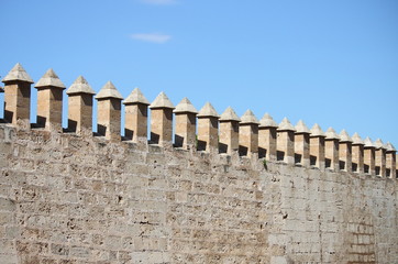 Castle battlements
