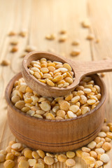 Dry split yellow peas