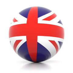 3d flag icon collection - UK