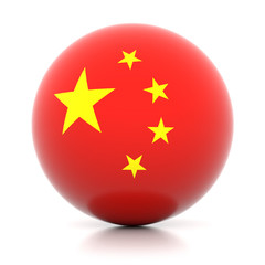 3d flag icon collection - China