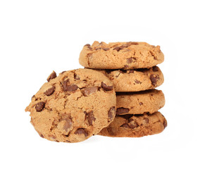 Cookies mit Schokolade freigestellt