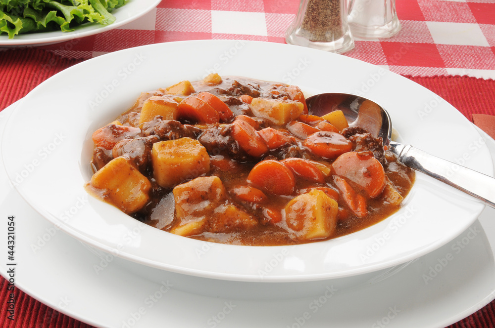 Canvas Prints Bowl of beef stew