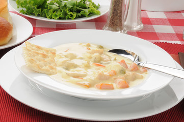 chicken dumpling soup