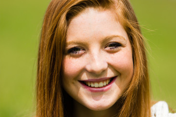 Young Girl Smiling