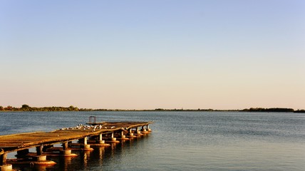 Pier on a lake