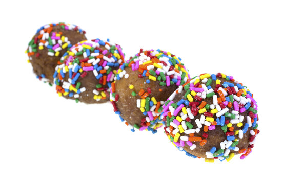 Donut Holes With Sprinkles