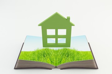 house over book