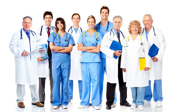 Group of medical doctors.