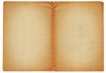 Two blank ancient pages background